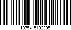 Código de barras (EAN, GTIN, SKU, ISBN): '1075415182305'