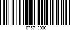 Código de barras (EAN, GTIN, SKU, ISBN): '10757/3008'