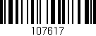 Código de barras (EAN, GTIN, SKU, ISBN): '107617'