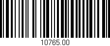 Código de barras (EAN, GTIN, SKU, ISBN): '10765.00'