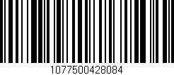Código de barras (EAN, GTIN, SKU, ISBN): '1077500428084'