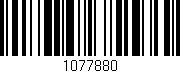 Código de barras (EAN, GTIN, SKU, ISBN): '1077880'