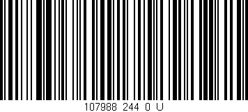 Código de barras (EAN, GTIN, SKU, ISBN): '107988_244_0_U'