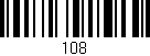 Código de barras (EAN, GTIN, SKU, ISBN): '108'