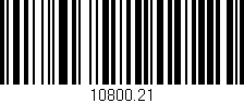 Código de barras (EAN, GTIN, SKU, ISBN): '10800.21'