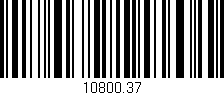 Código de barras (EAN, GTIN, SKU, ISBN): '10800.37'