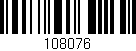 Código de barras (EAN, GTIN, SKU, ISBN): '108076'