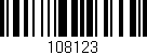 Código de barras (EAN, GTIN, SKU, ISBN): '108123'