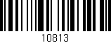 Código de barras (EAN, GTIN, SKU, ISBN): '10813'