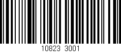 Código de barras (EAN, GTIN, SKU, ISBN): '10823/3001'