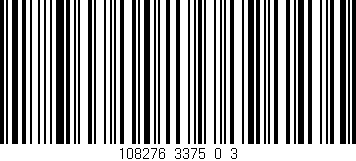 Código de barras (EAN, GTIN, SKU, ISBN): '108276_3375_0_3'