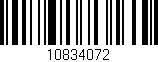 Código de barras (EAN, GTIN, SKU, ISBN): '10834072'