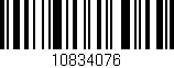 Código de barras (EAN, GTIN, SKU, ISBN): '10834076'