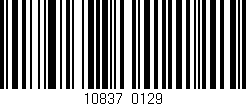 Código de barras (EAN, GTIN, SKU, ISBN): '10837/0129'