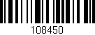 Código de barras (EAN, GTIN, SKU, ISBN): '108450'