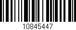 Código de barras (EAN, GTIN, SKU, ISBN): '10845447'