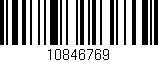 Código de barras (EAN, GTIN, SKU, ISBN): '10846769'