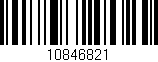 Código de barras (EAN, GTIN, SKU, ISBN): '10846821'