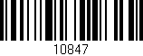 Código de barras (EAN, GTIN, SKU, ISBN): '10847'