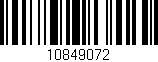 Código de barras (EAN, GTIN, SKU, ISBN): '10849072'