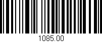 Código de barras (EAN, GTIN, SKU, ISBN): '1085.00'