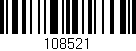 Código de barras (EAN, GTIN, SKU, ISBN): '108521'