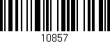 Código de barras (EAN, GTIN, SKU, ISBN): '10857'