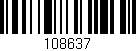 Código de barras (EAN, GTIN, SKU, ISBN): '108637'
