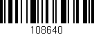 Código de barras (EAN, GTIN, SKU, ISBN): '108640'