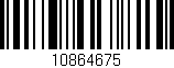 Código de barras (EAN, GTIN, SKU, ISBN): '10864675'