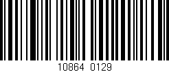 Código de barras (EAN, GTIN, SKU, ISBN): '10864/0129'