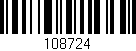 Código de barras (EAN, GTIN, SKU, ISBN): '108724'