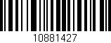 Código de barras (EAN, GTIN, SKU, ISBN): '10881427'