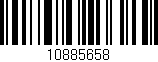 Código de barras (EAN, GTIN, SKU, ISBN): '10885658'