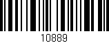Código de barras (EAN, GTIN, SKU, ISBN): '10889'