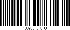 Código de barras (EAN, GTIN, SKU, ISBN): '108985_0_0_U'