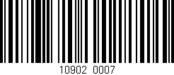 Código de barras (EAN, GTIN, SKU, ISBN): '10902/0007'