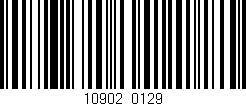 Código de barras (EAN, GTIN, SKU, ISBN): '10902/0129'