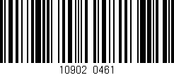 Código de barras (EAN, GTIN, SKU, ISBN): '10902/0461'