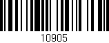 Código de barras (EAN, GTIN, SKU, ISBN): '10905'