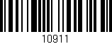 Código de barras (EAN, GTIN, SKU, ISBN): '10911'