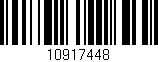Código de barras (EAN, GTIN, SKU, ISBN): '10917448'