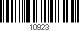 Código de barras (EAN, GTIN, SKU, ISBN): '10923'
