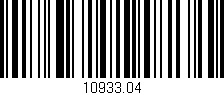 Código de barras (EAN, GTIN, SKU, ISBN): '10933.04'