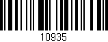 Código de barras (EAN, GTIN, SKU, ISBN): '10935'