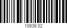 Código de barras (EAN, GTIN, SKU, ISBN): '10938.02'