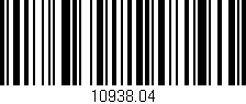 Código de barras (EAN, GTIN, SKU, ISBN): '10938.04'