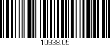 Código de barras (EAN, GTIN, SKU, ISBN): '10938.05'
