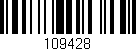 Código de barras (EAN, GTIN, SKU, ISBN): '109428'