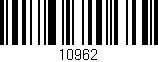 Código de barras (EAN, GTIN, SKU, ISBN): '10962'